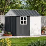 Patiowell 10x8 Metal Shed with Windows - Image 14