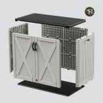 Patiowell 25 Cu.ft Outdoor Storage Cabinet, Beige - Image 7