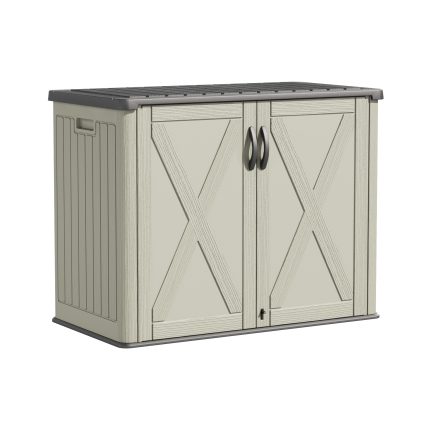 Patiowell 25 Cu.ft Outdoor Storage Cabinet, Beige
