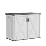 Patiowell 25 Cu.ft Outdoor Storage Cabinet, White