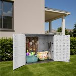 Patiowell 25 Cu.ft Outdoor Storage Cabinet, White - Image 2