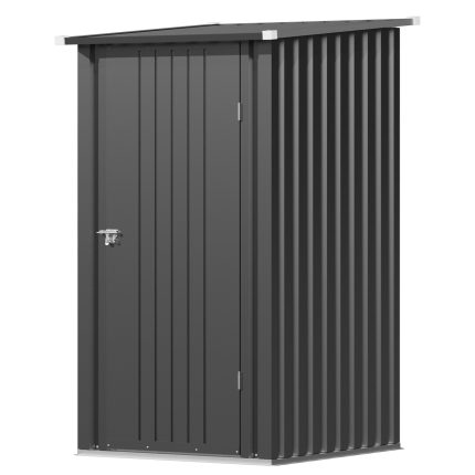 Patiowell 3x3 Metal Outdoor Storage Shed, Black