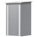Patiowell 3x3 Metal Outdoor Storage Shed, Gray