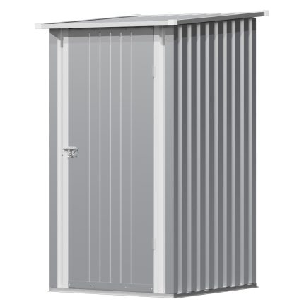 Patiowell 3x3 Metal Outdoor Storage Shed, Gray