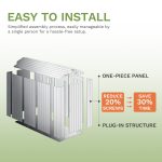 Patiowell 4x8 Plastic Storage Shed, Dark Gray - Image 7