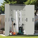 Patiowell 50 Cu.ft Outdoor Storage Cabinet, Beige - Image 2