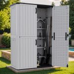 Patiowell 50 Cu Ft Plastic Cabinet, White - Image 7