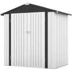 Patiowell 6x4 Metal Shed with Peak Roof (White) - Image 8