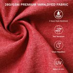 Red 9ft Motorized Patio Umbrella with Remote - Image 7