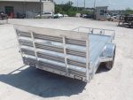 5'x12' All Aluminum Utility Trailer With Gate 3500 lb Axle - Image 8