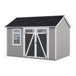 Heartland Coronado 12 x 8 ft Saltbox Wood Outdoor Storage Shed with Windows and Doors - Image 6