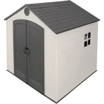 Lifetime 8 ft. x 7.5 ft. Rough Cut Outdoor Storage Shed, Light Brown